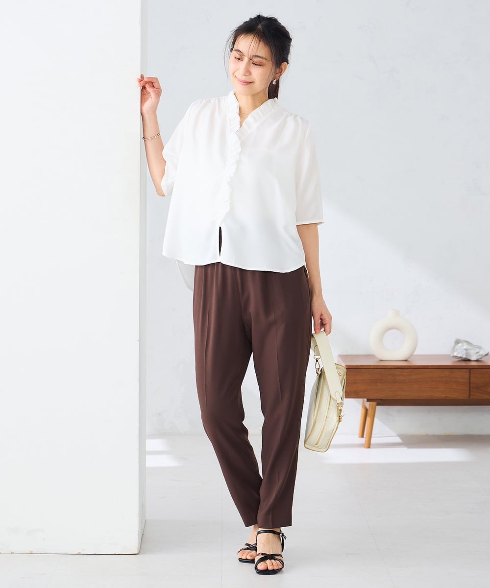 KS6GD07059 a.v.v(アー・ヴェ・ヴェ) クロスストラップサンダル アイボリー