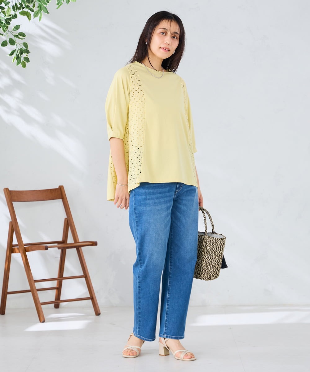 KS6GD07059 a.v.v(アー・ヴェ・ヴェ) クロスストラップサンダル アイボリー