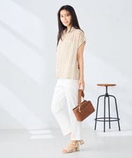 KS6GD07059 a.v.v(アー・ヴェ・ヴェ) クロスストラップサンダル アイボリー