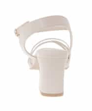 KS6GD07059 a.v.v(アー・ヴェ・ヴェ) クロスストラップサンダル アイボリー