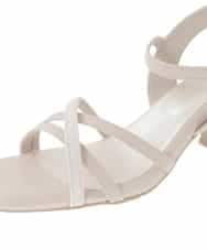 KS6GD07059 a.v.v(アー・ヴェ・ヴェ) クロスストラップサンダル アイボリー