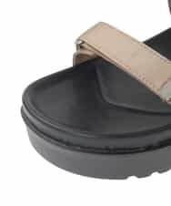 KS6GD08059 a.v.v(アー・ヴェ・ヴェ) 厚底ベルトサンダル ブラウン