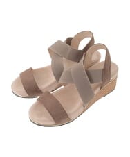 KS6GD10049 a.v.v(アー・ヴェ・ヴェ) クロスゴムサンダル シルバー