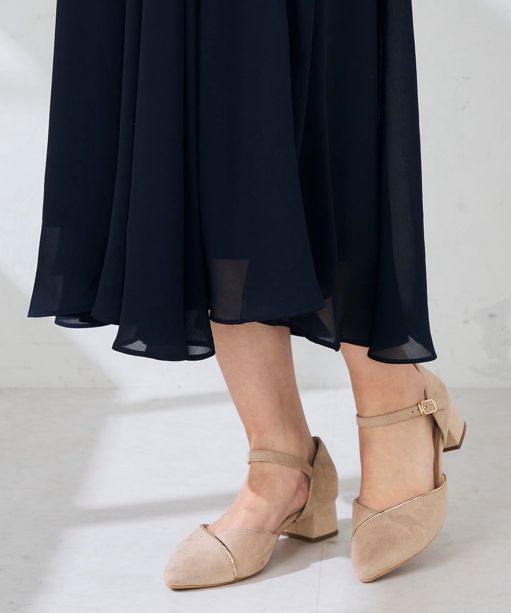 KS6TD02059 a.v.v(アー・ヴェ・ヴェ) セパレートパンプス ベージュ