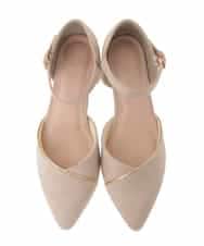 KS6TD02059 a.v.v(アー・ヴェ・ヴェ) セパレートパンプス ベージュ