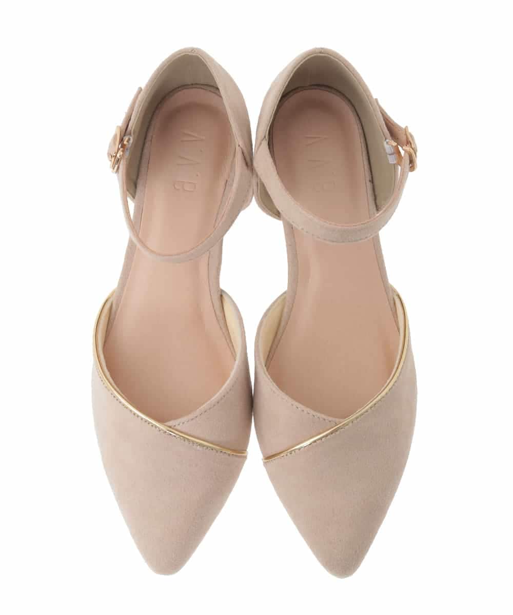 KS6TD02059 a.v.v(アー・ヴェ・ヴェ) セパレートパンプス ベージュ