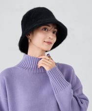 KS7AD02034 a.v.v(アー・ヴェ・ヴェ) シャギーニットバケハ ダークグレー