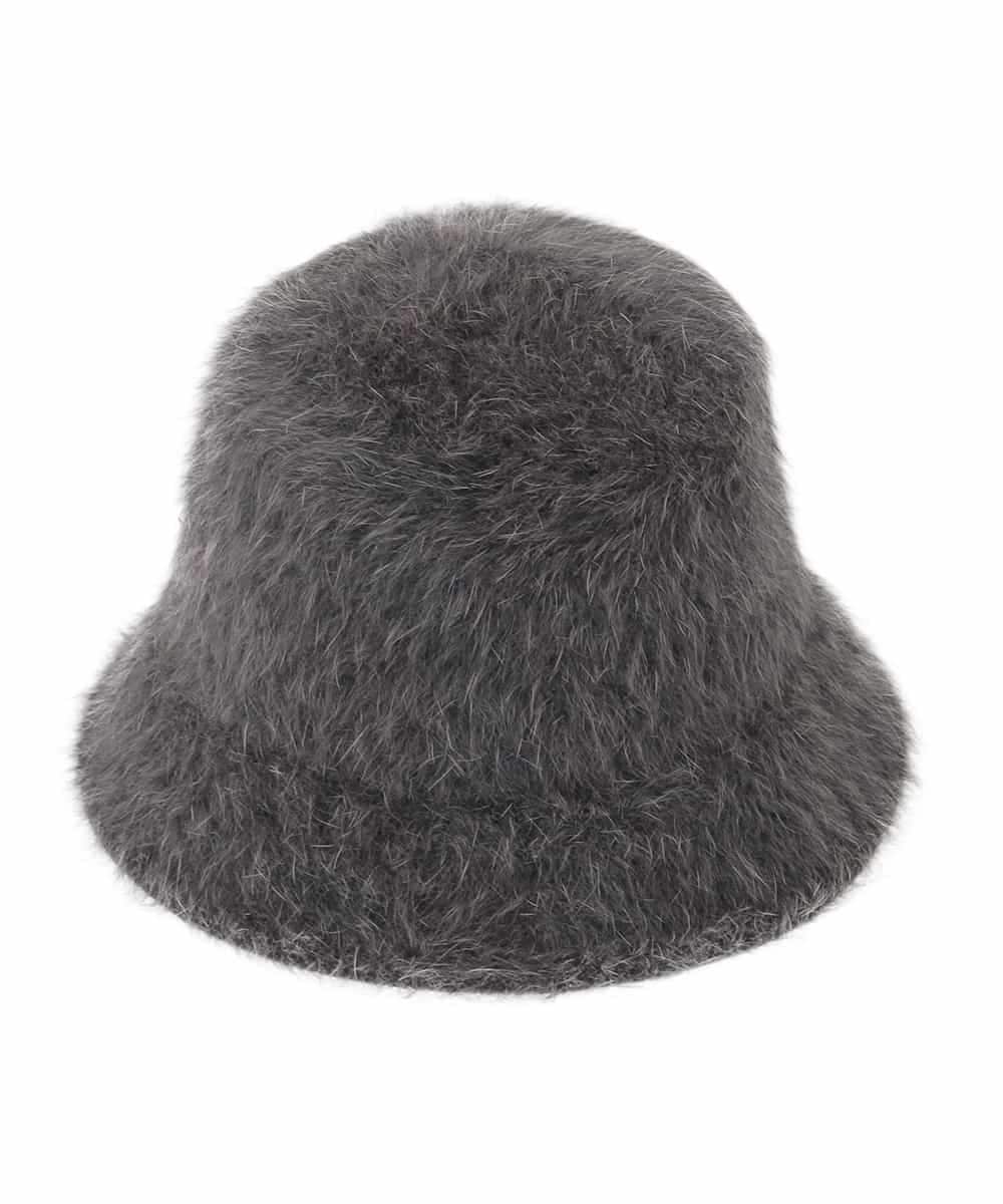 KS7AD02034 a.v.v(アー・ヴェ・ヴェ) シャギーニットバケハ ダークグレー