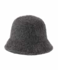 KS7AD02034 a.v.v(アー・ヴェ・ヴェ) シャギーニットバケハ ダークグレー