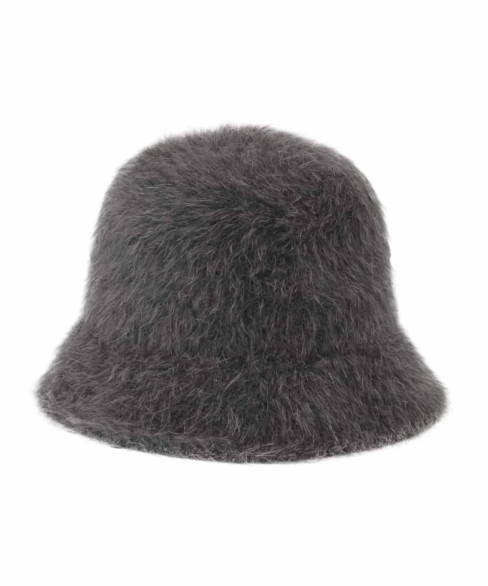 KS7AD02034 a.v.v(アー・ヴェ・ヴェ) シャギーニットバケハ ダークグレー