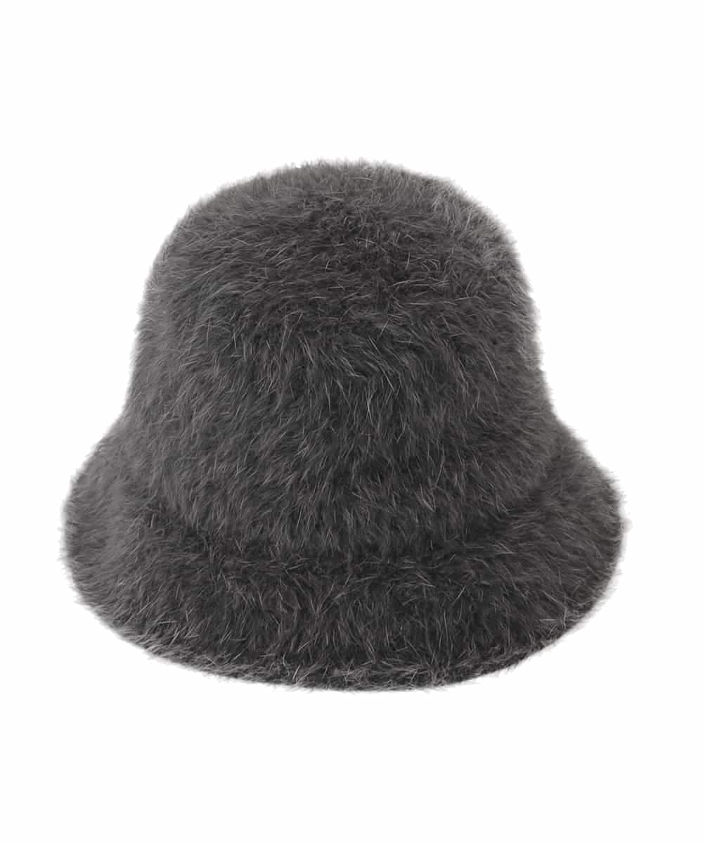 KS7AD02034 a.v.v(アー・ヴェ・ヴェ) シャギーニットバケハ ダークグレー