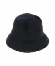 KS7AD02034 a.v.v(アー・ヴェ・ヴェ) シャギーニットバケハ ブラック