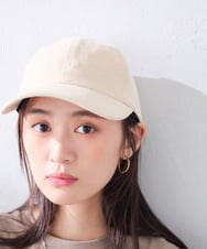 KS7AG01029 a.v.v(アー・ヴェ・ヴェ) コーデュロイロゴキャップ アイボリー