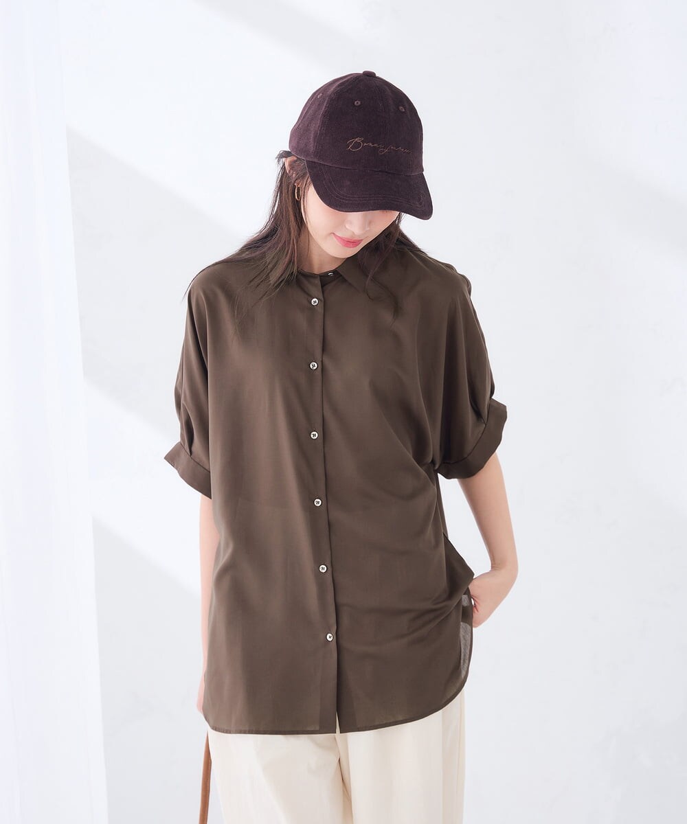 KS7AG01029 a.v.v(アー・ヴェ・ヴェ) コーデュロイロゴキャップ アイボリー