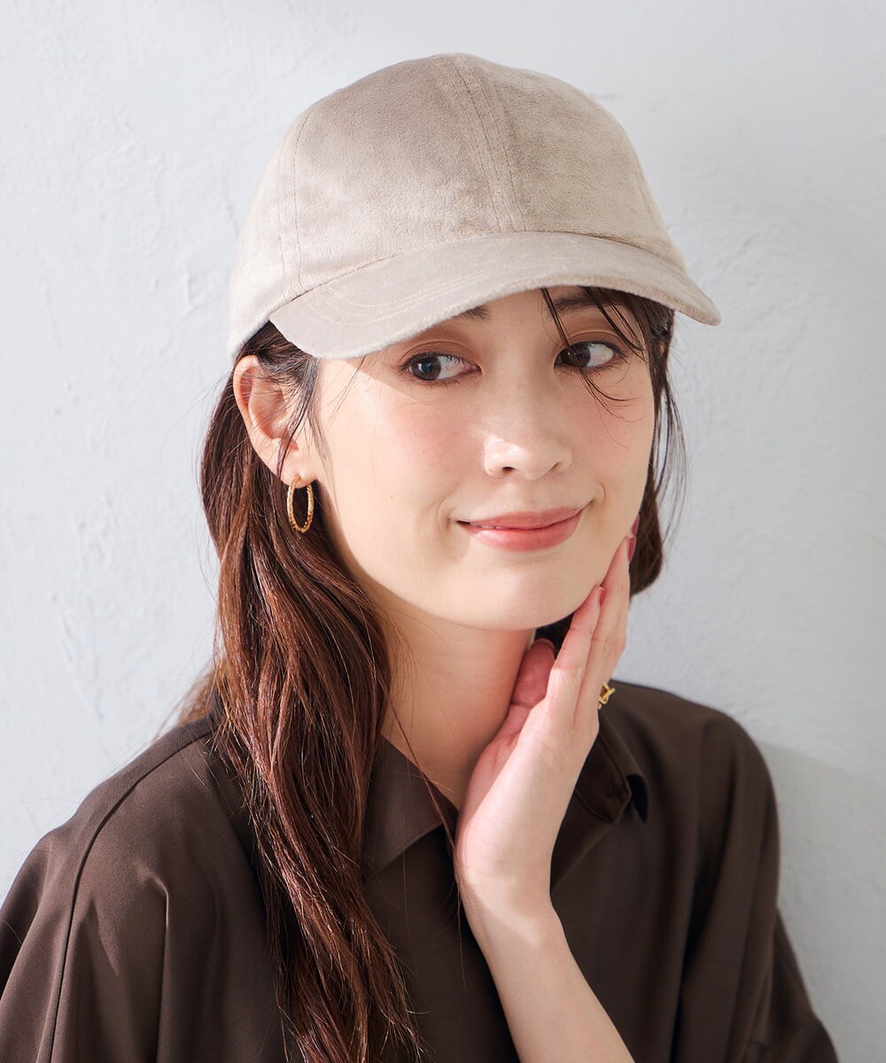 KS7AG02029 a.v.v(アー・ヴェ・ヴェ) 2WAY バックリボンキャップ ネイビー