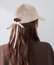 KS7AG02029 a.v.v(アー・ヴェ・ヴェ) 2WAY バックリボンキャップ ネイビー