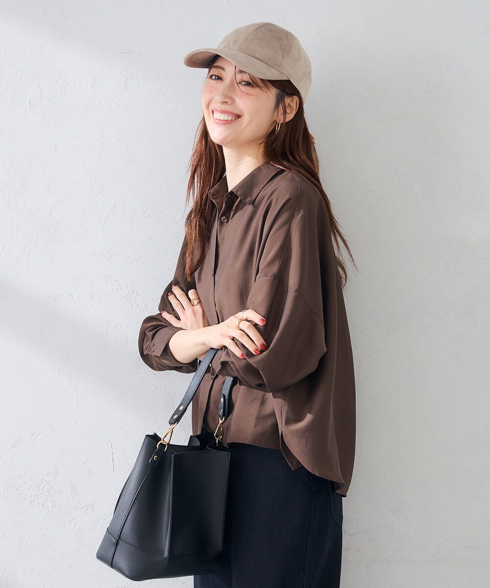 KS7AG02029 a.v.v(アー・ヴェ・ヴェ) 2WAY バックリボンキャップ ネイビー