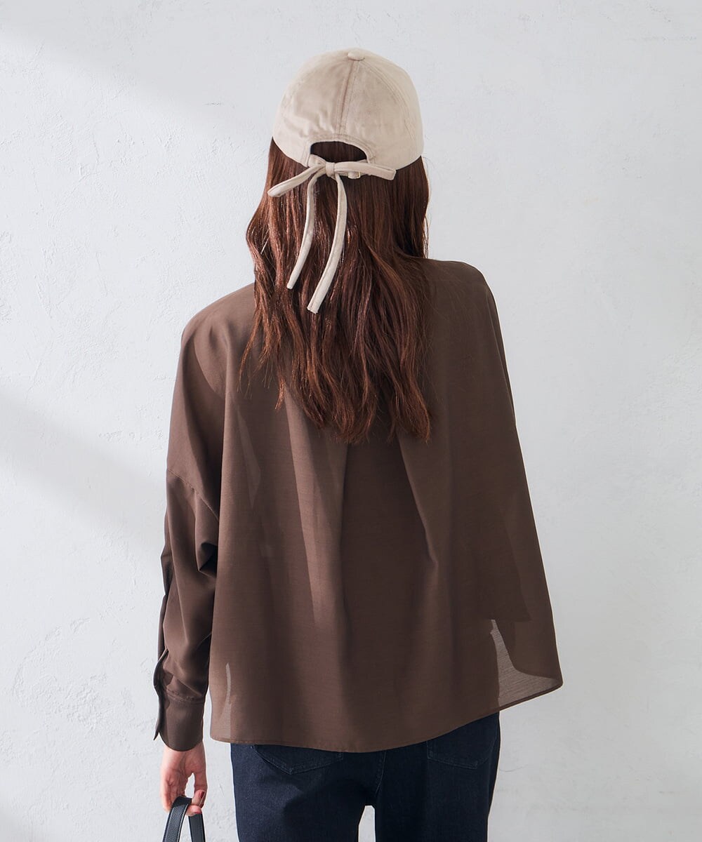 KS7AG02029 a.v.v(アー・ヴェ・ヴェ) 2WAY バックリボンキャップ ネイビー