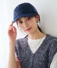 KS7AG02029 a.v.v(アー・ヴェ・ヴェ) 2WAY バックリボンキャップ ネイビー