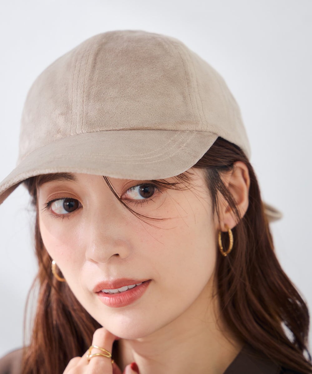 KS7AG02029 a.v.v(アー・ヴェ・ヴェ) 2WAY バックリボンキャップ ネイビー