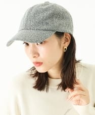 KS7AS11029 a.v.v(アー・ヴェ・ヴェ) ツイード調キャップ グレー