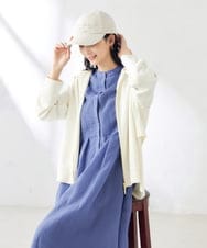 KS7GA01029 a.v.v(アー・ヴェ・ヴェ) 麻リボンキャップ ピンク