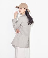 KS7GA01029 a.v.v(アー・ヴェ・ヴェ) 麻リボンキャップ ピンク