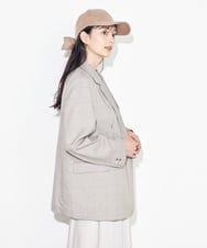 KS7GA01029 a.v.v(アー・ヴェ・ヴェ) 麻リボンキャップ ピンク