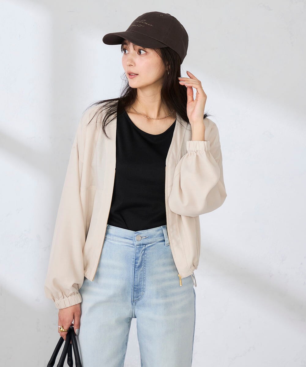 KS7GD02029 a.v.v(アー・ヴェ・ヴェ) リネンキャップ アイボリー