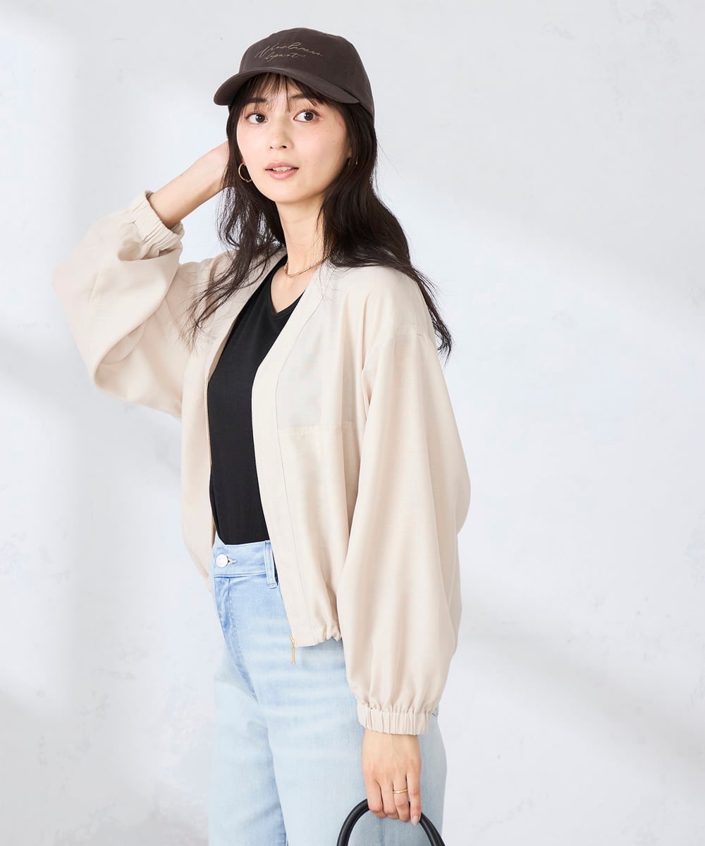 KS7GD02029 a.v.v(アー・ヴェ・ヴェ) リネンキャップ アイボリー