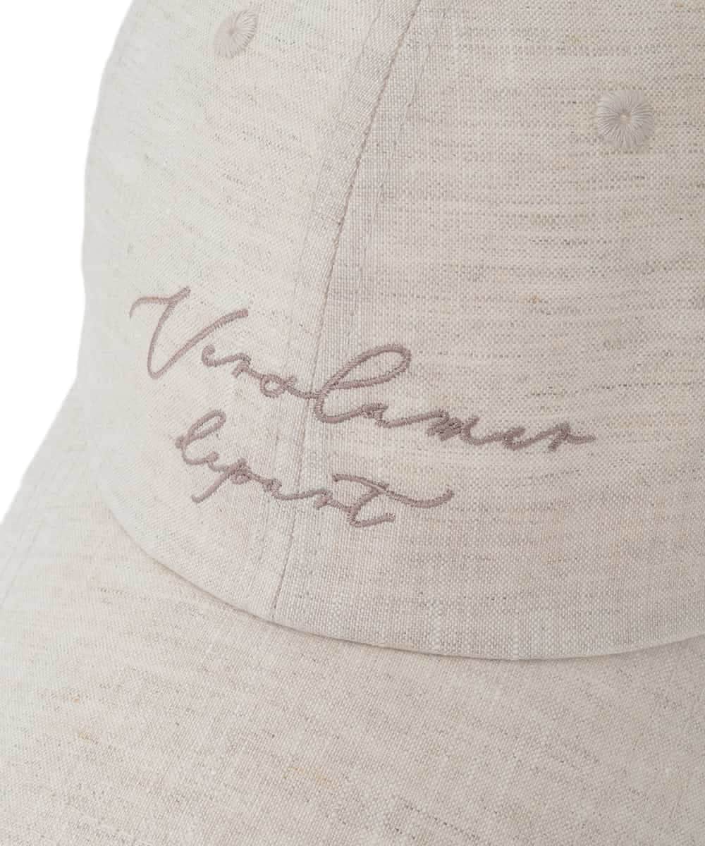 KS7GD02029 a.v.v(アー・ヴェ・ヴェ) リネンキャップ アイボリー