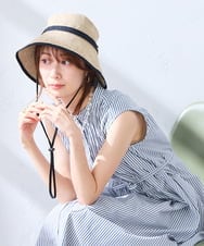 KS7GD03029 a.v.v(アー・ヴェ・ヴェ) 折り畳みブレードハット ベージュ