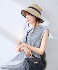KS7GD03029 a.v.v(アー・ヴェ・ヴェ) 折り畳みブレードハット ベージュ