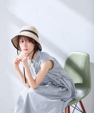 KS7GD03029 a.v.v(アー・ヴェ・ヴェ) 折り畳みブレードハット ベージュ