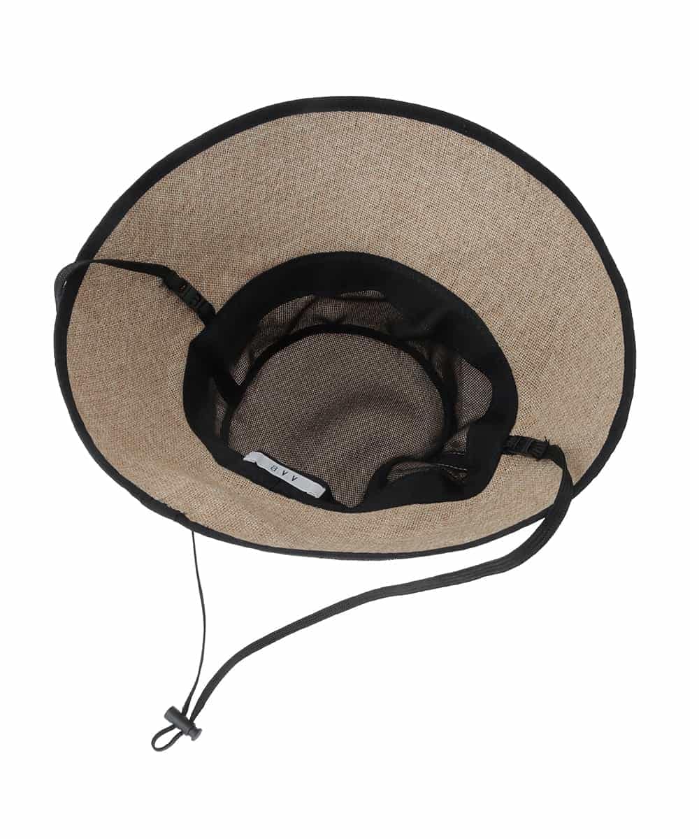KS7GD03029 a.v.v(アー・ヴェ・ヴェ) 折り畳みブレードハット ベージュ