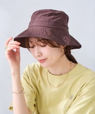 KS7GD04029 a.v.v(アー・ヴェ・ヴェ) 日よけ付きUVハット ブラウン