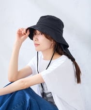KS7GD04029 a.v.v(アー・ヴェ・ヴェ) 日よけ付きUVハット ブラウン