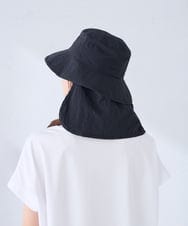 KS7GD04029 a.v.v(アー・ヴェ・ヴェ) 日よけ付きUVハット ブラウン