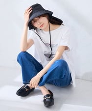 KS7GD04029 a.v.v(アー・ヴェ・ヴェ) 日よけ付きUVハット ブラウン