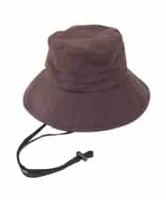 KS7GD04029 a.v.v(アー・ヴェ・ヴェ) 日よけ付きUVハット ブラウン