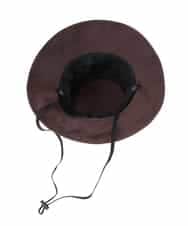 KS7GD04029 a.v.v(アー・ヴェ・ヴェ) 日よけ付きUVハット ブラウン