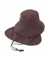 KS7GD04029 a.v.v(アー・ヴェ・ヴェ) 日よけ付きUVハット ブラウン