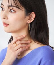 KSPGA01029 a.v.v(アー・ヴェ・ヴェ) ステンレスドロップピアス ゴールド