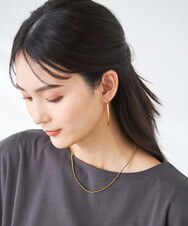 KSPGA01029 a.v.v(アー・ヴェ・ヴェ) ステンレスドロップピアス ゴールド