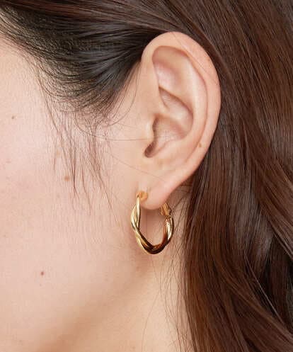 KSPGS15016 a.v.v ネジネジフープピアス