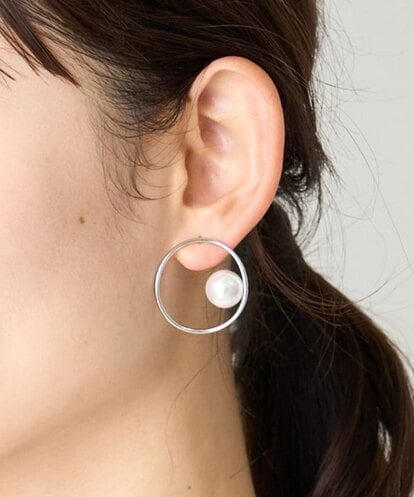 KSPGV10019 a.v.v パールリングピアス