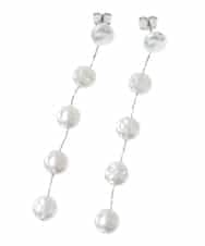 KSPJM03019 a.v.v(アー・ヴェ・ヴェ) パール調コインピアス ゴールド