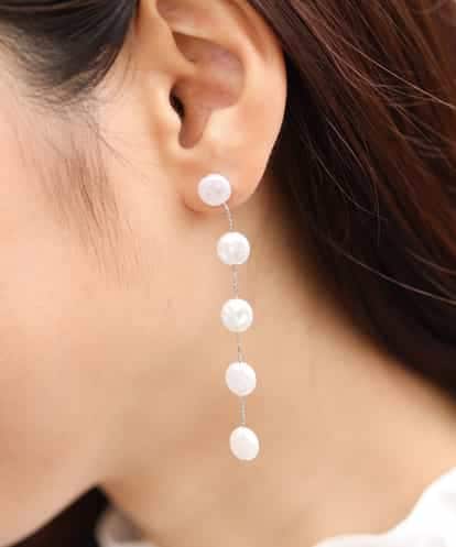 KSPJM03019 a.v.v パール調コインピアス