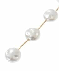 KSPJM03019 a.v.v(アー・ヴェ・ヴェ) パール調コインピアス ゴールド