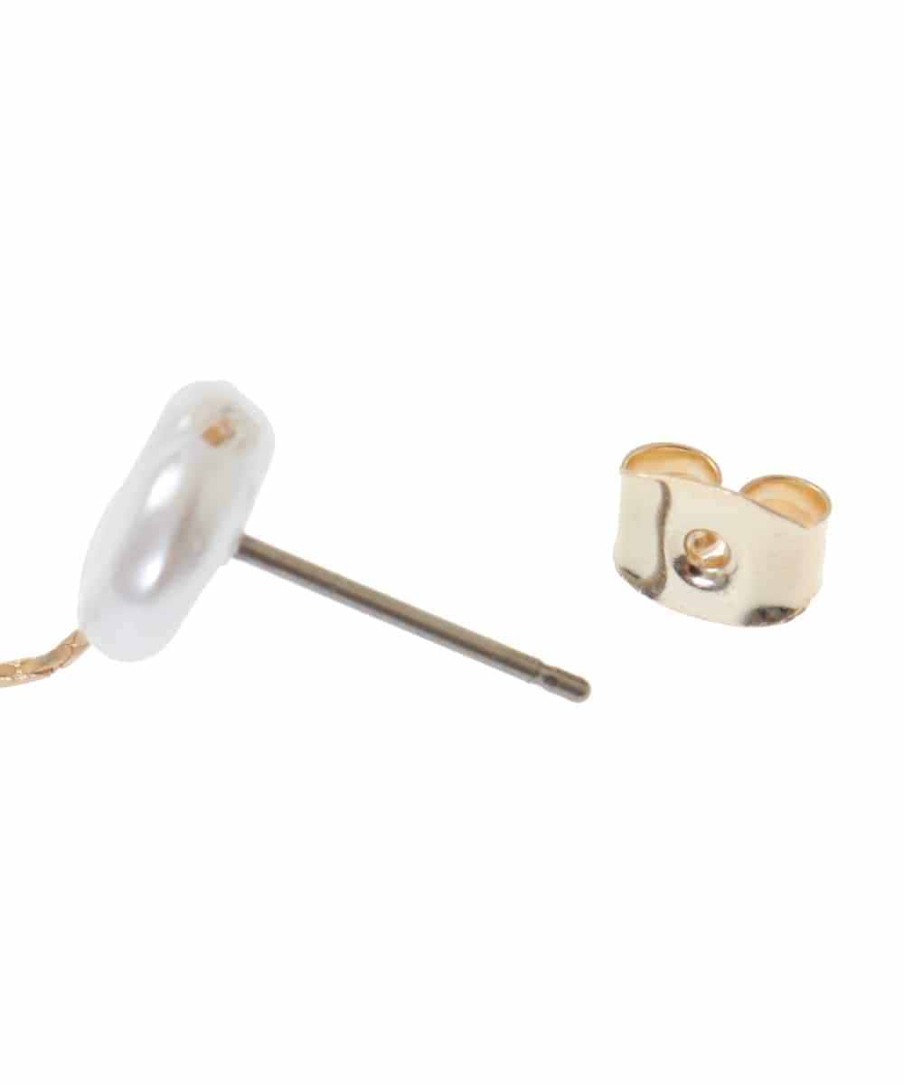 KSPJM03019 a.v.v(アー・ヴェ・ヴェ) パール調コインピアス ゴールド